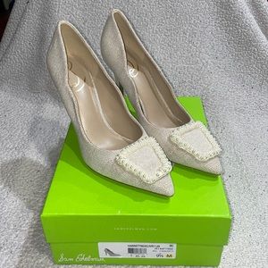 Sam Edelman “Harrietta Bead” Ivory size 9.5